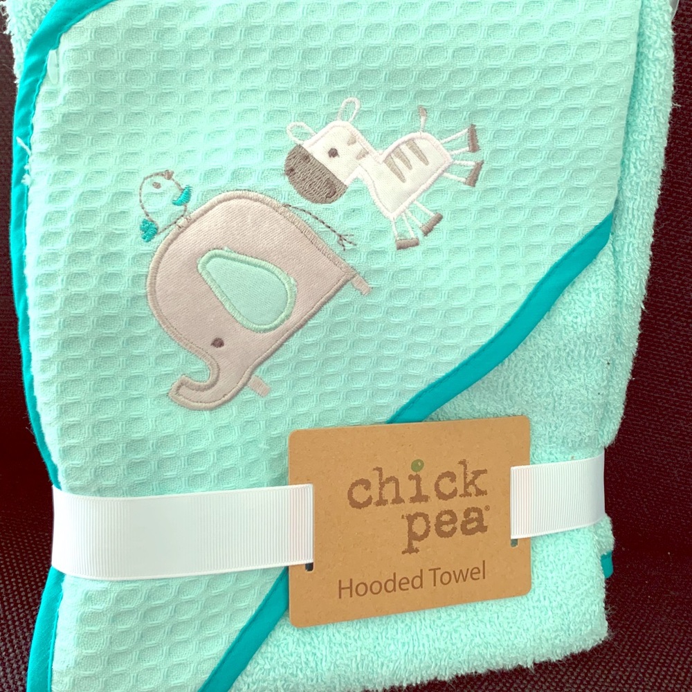 Chick pea cotton hooded towel